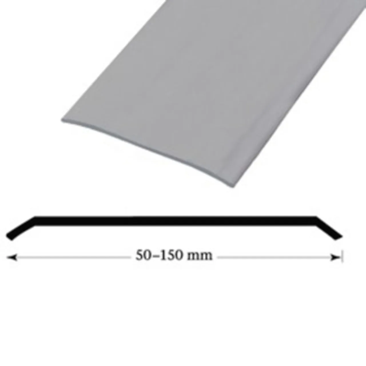 Terskellist 50 mm 2 meter rustfri Terskellist 50 mm 2 meter rustfri