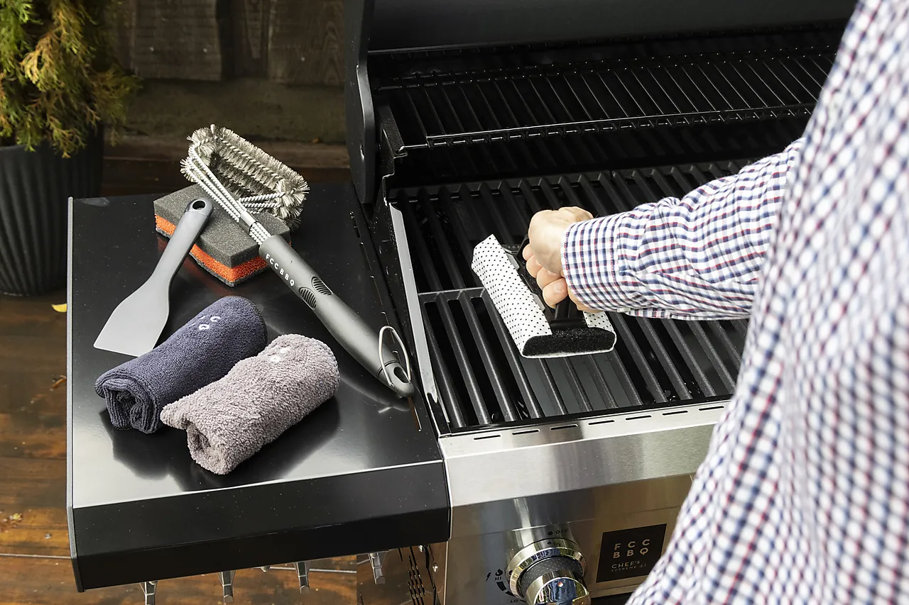 Rengjøringssett til grill 10 deler
