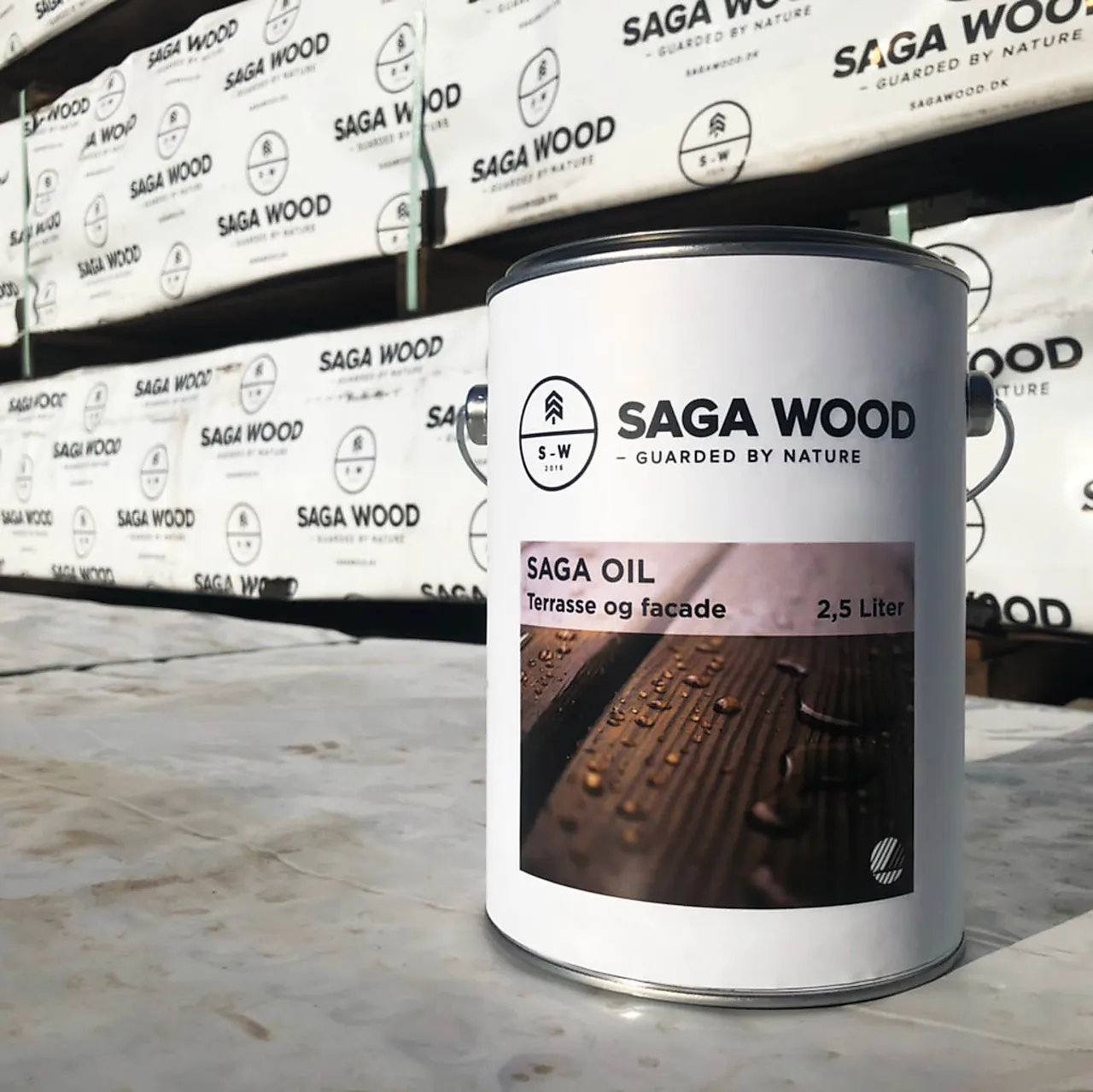 Saga linolje 2,5 liter nøytral