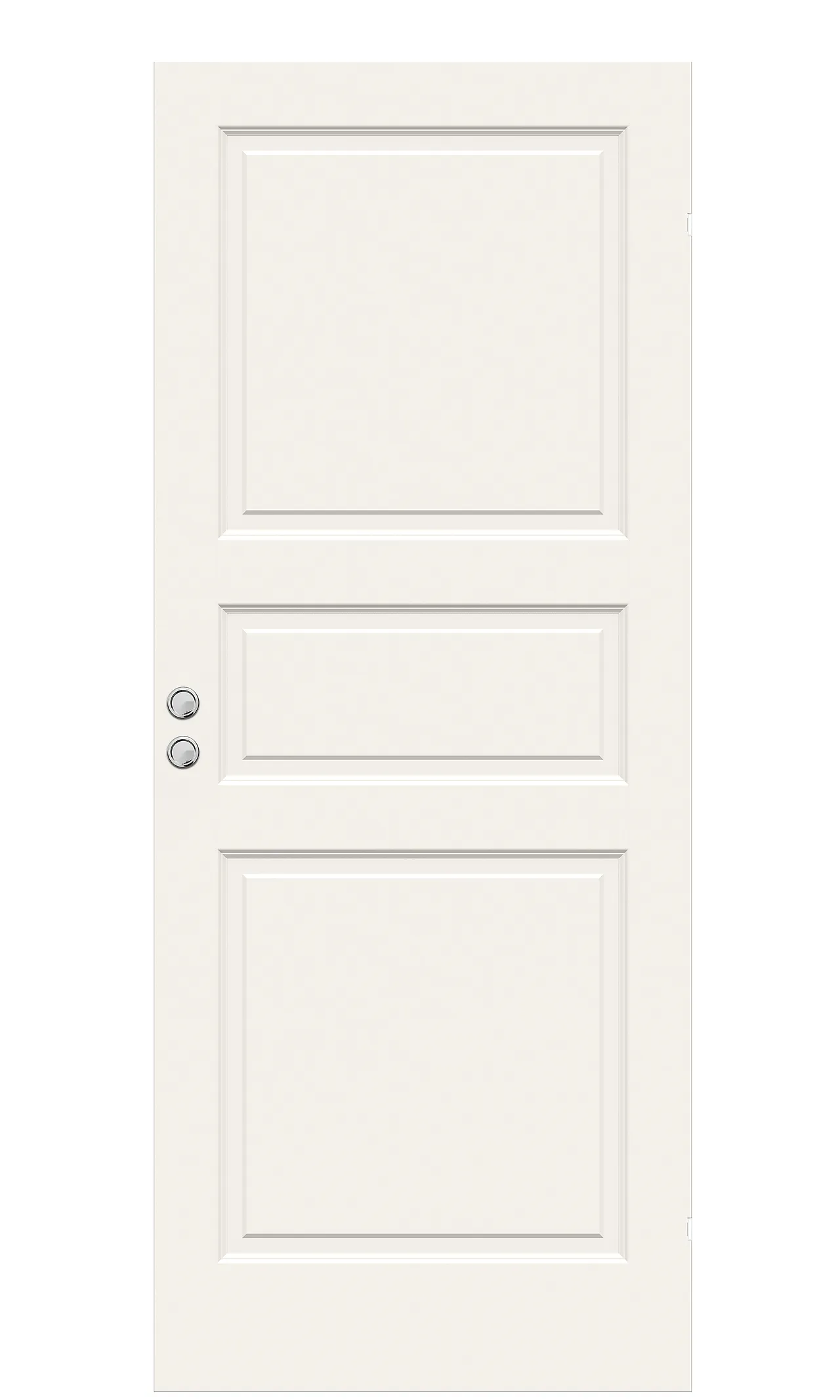 Compact 03 skyvedør 90x210 cm hvit