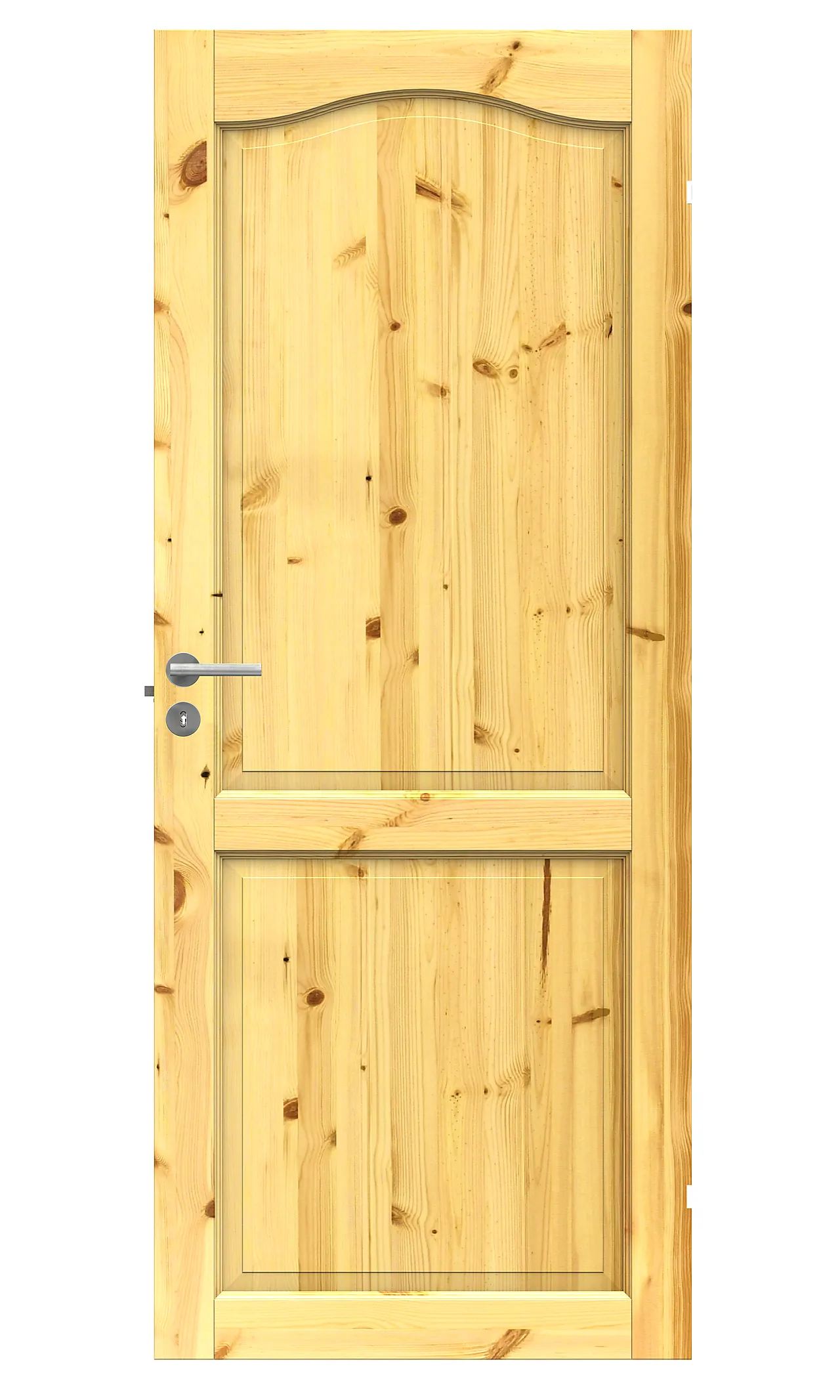 Tradition 02b 7x20 lakk furu tett heltredør 2 speil bue