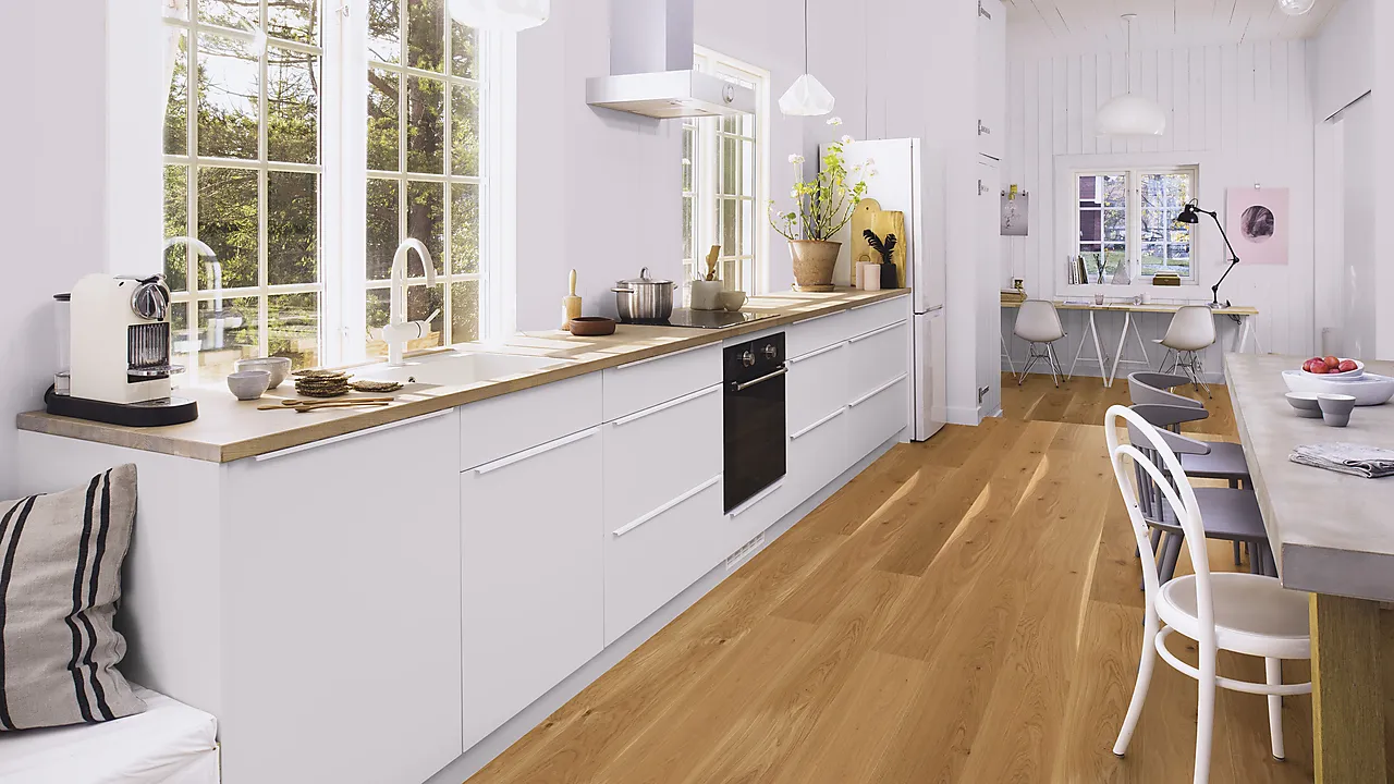 Parkett Eik Prosjekt Plank 181 Live Matt Lakk