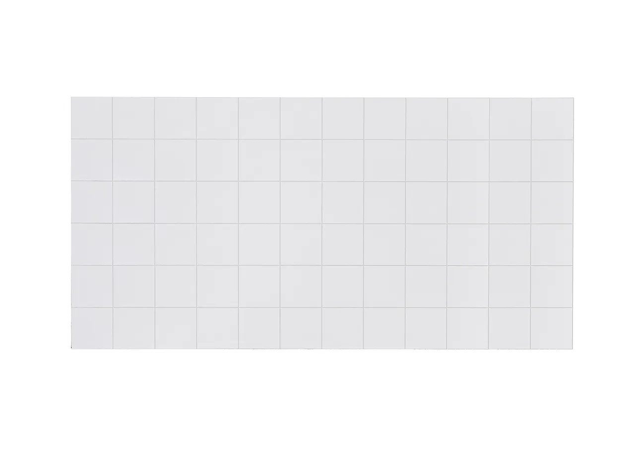 BerryAlloc kjøkkenplate hvit snø 10x10