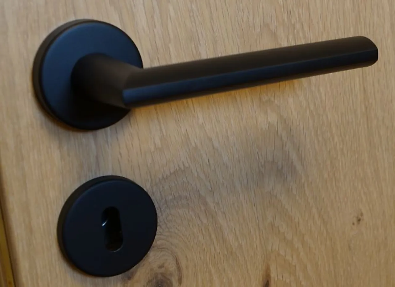 Dørhåndtak  nr 29 scanflex matt sort