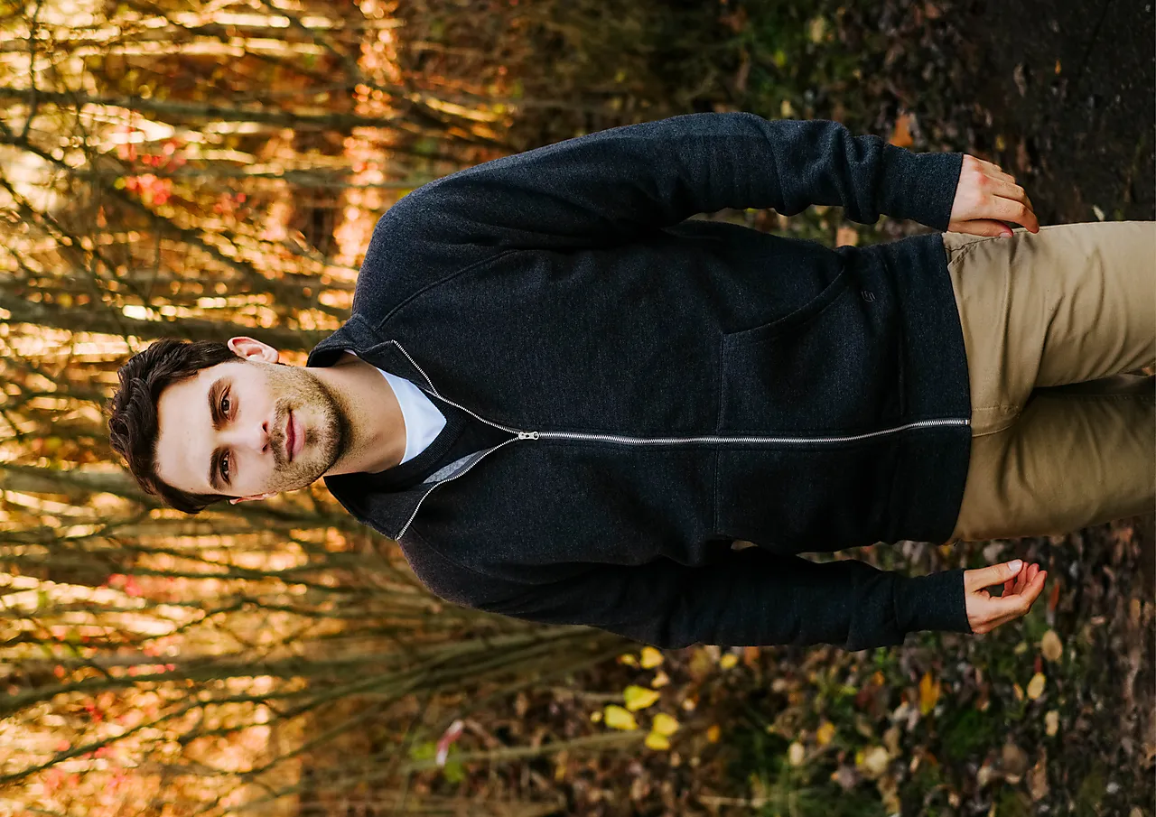 Collegejakke 3903 svart 5XL null - 5XL - 3 - Miniatyr