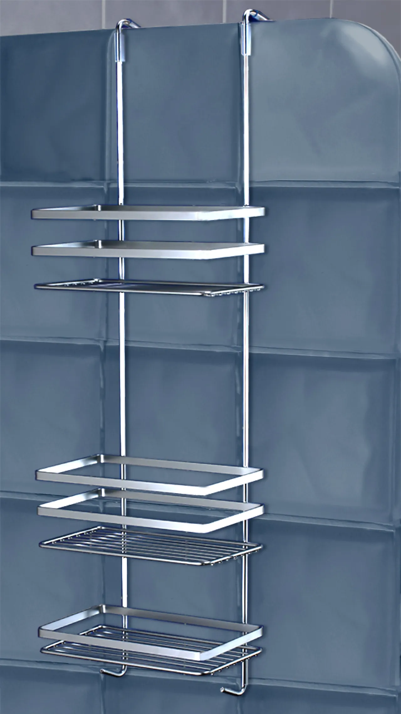 Dusjhylle 3 etasjer krom null - null - 2 - Miniatyr