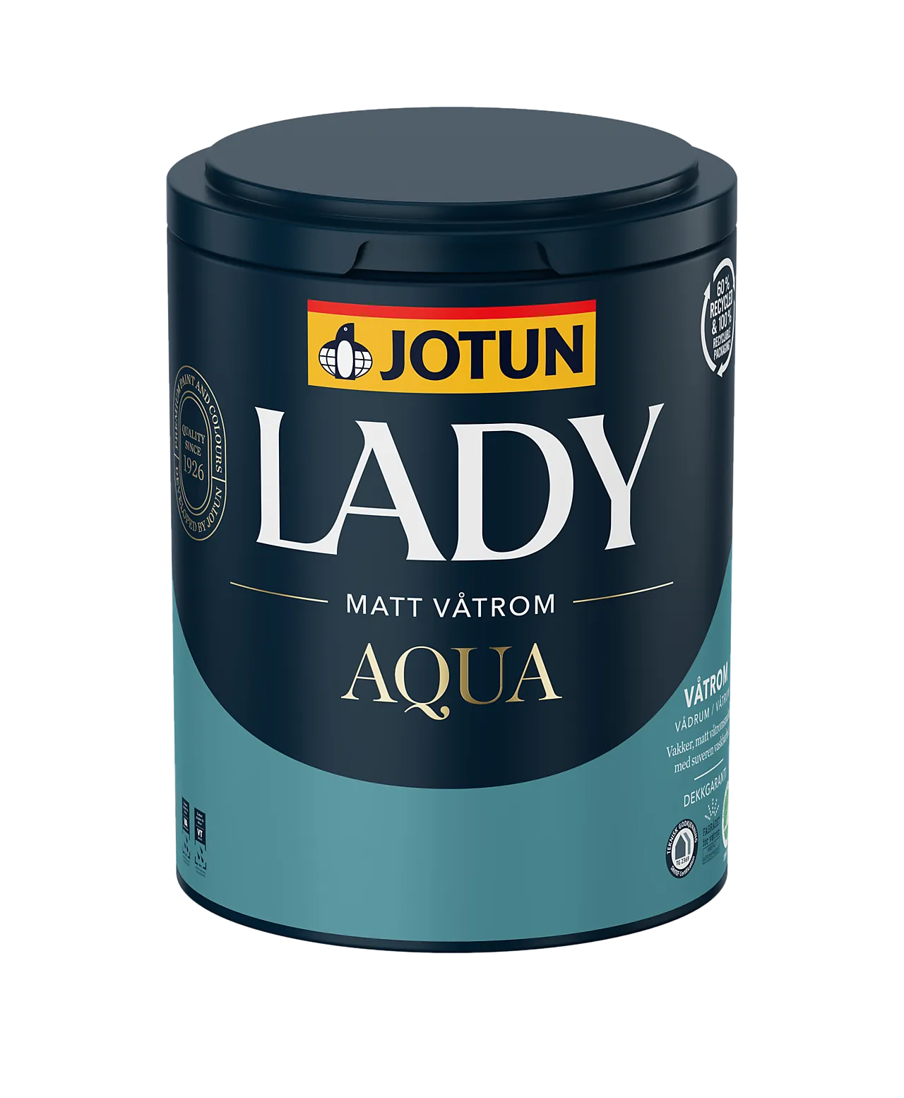 Lady Aqua matt hvit base 0,68 liter Lady Aqua matt hvit base 0,68 liter
