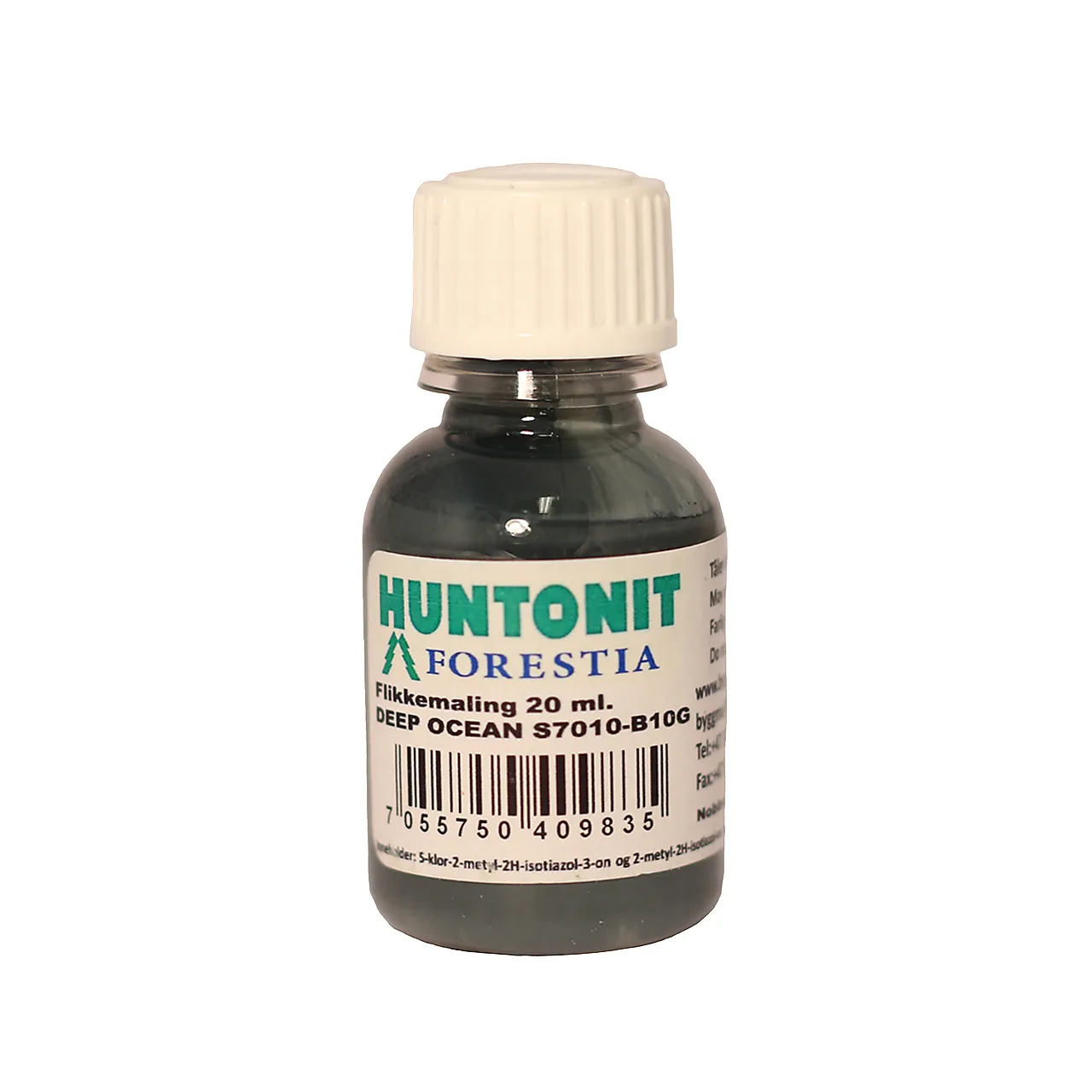 Huntonit flikkemaling deep ocean 20ml flaske ncs s 7010-b10g