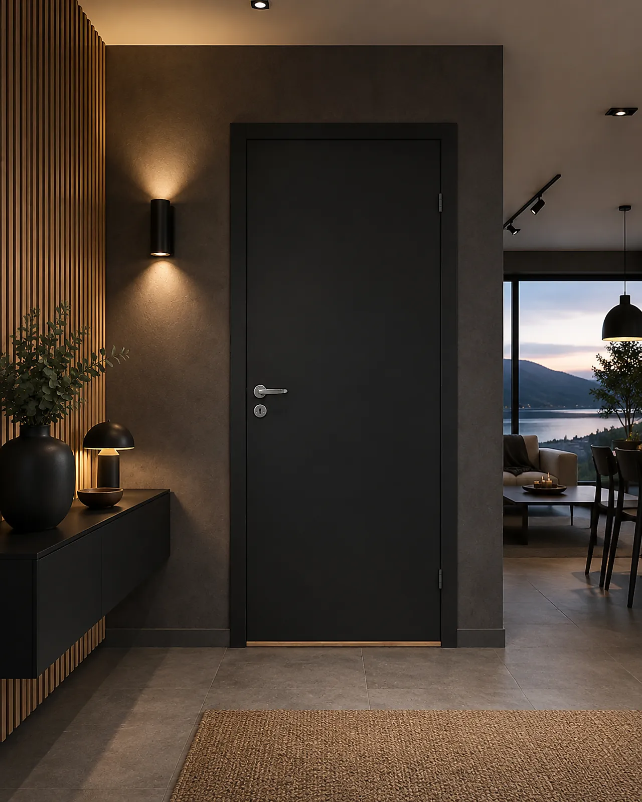 Innerdør sort Opus Core 80x210 cm null - null - 2 - Miniatyr