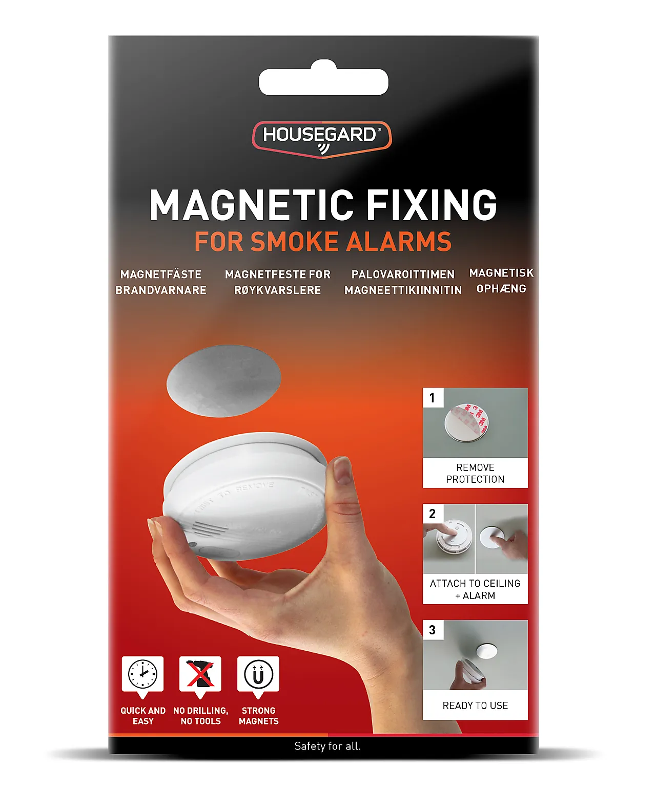 Magneter til røykvarsler SA500S Magneter til røykvarsler SA500S