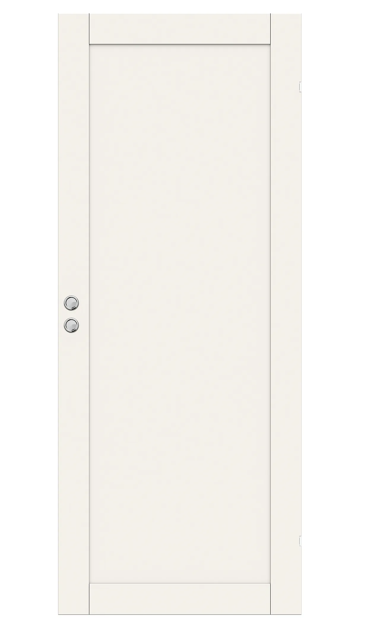 Dør sd purity 01l 8x20 hvit foliert skyvedør