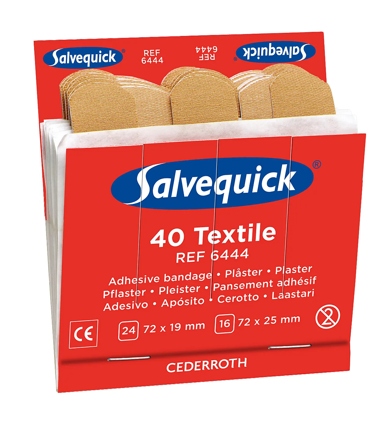 Plaster refill 40 stk tekstil 6444 Plaster refill 40 stk tekstil 6444