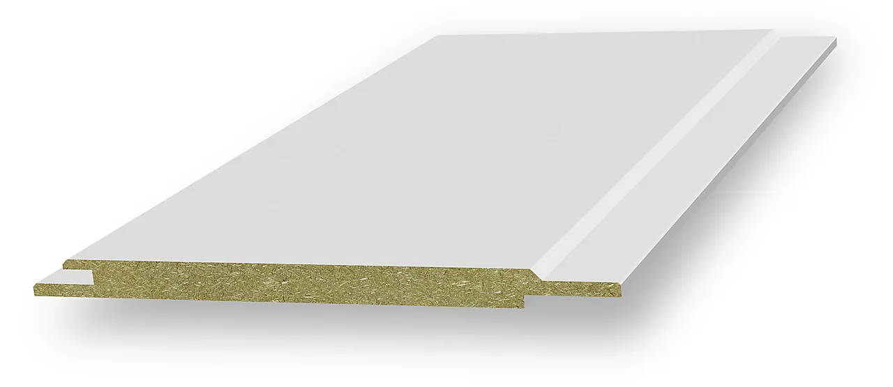 MDF veggpanel 10x145x4200 mm skygge skrå malt NCS S0502Y null - null - 2 - Miniatyr