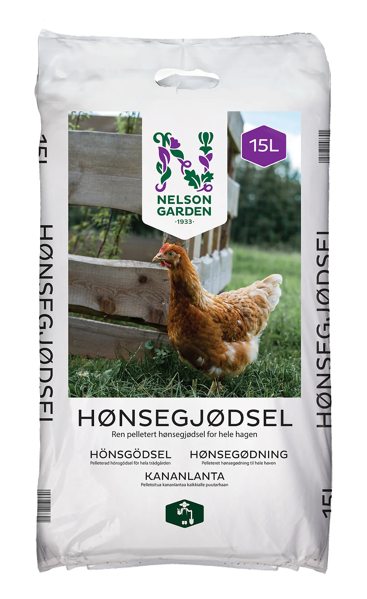 Hønsegjødsel natur 15l nelson garden Hønsegjødsel natur 15l nelson garden