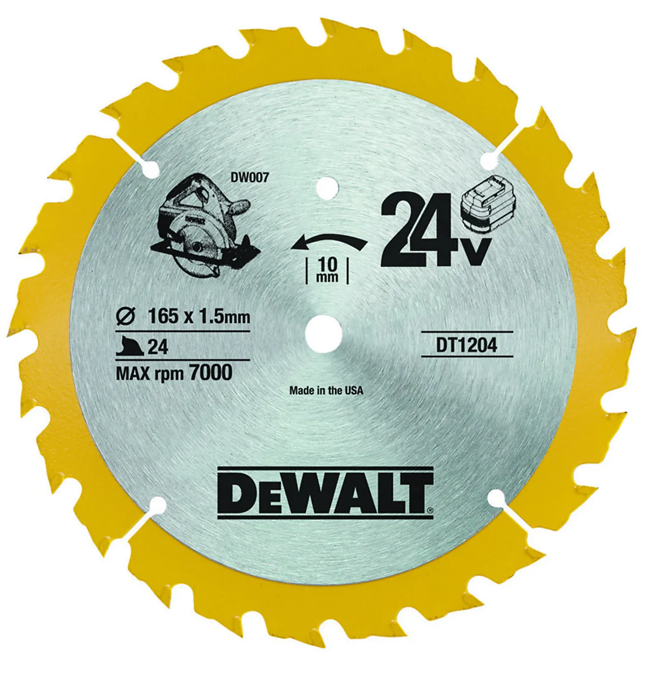 Sirkelsagbl dw007k alu dt1205dewalt