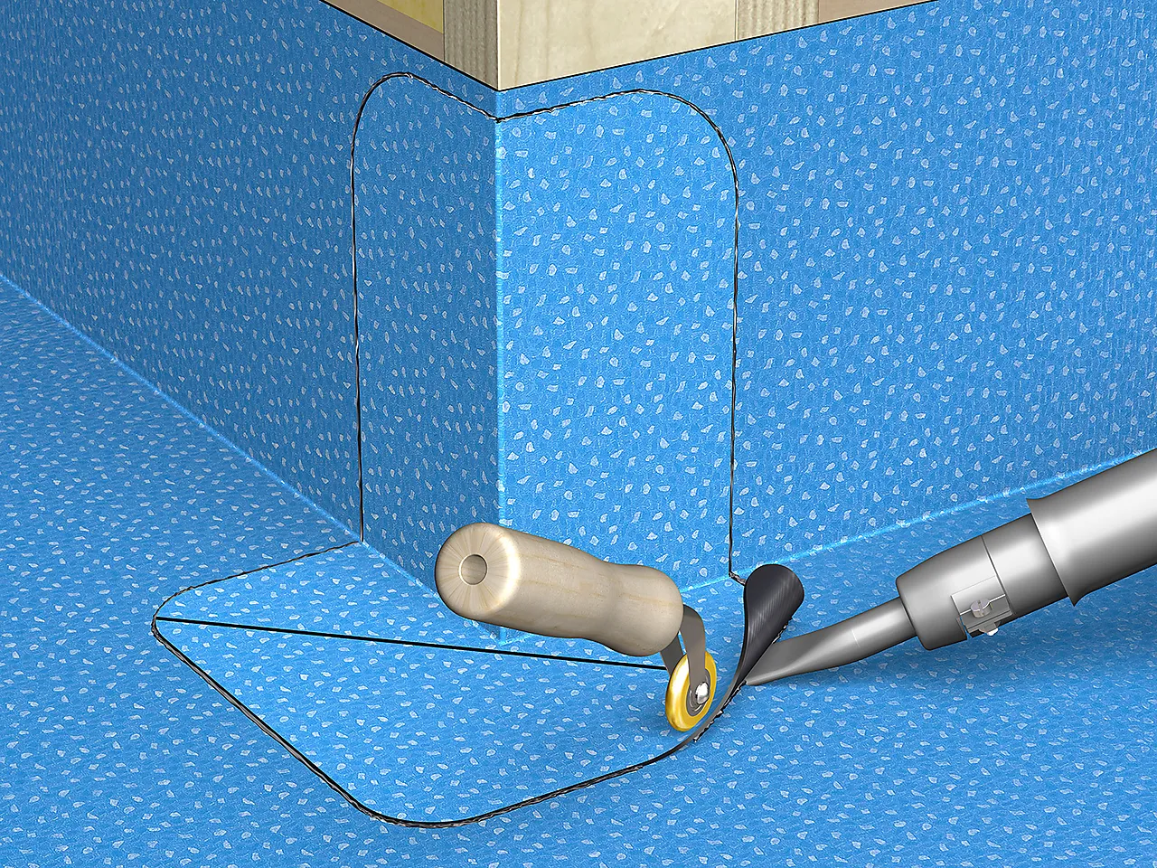 Litex hjørne utvendig for nedstøpt membran 2 pk null - null - 2 - Miniatyr