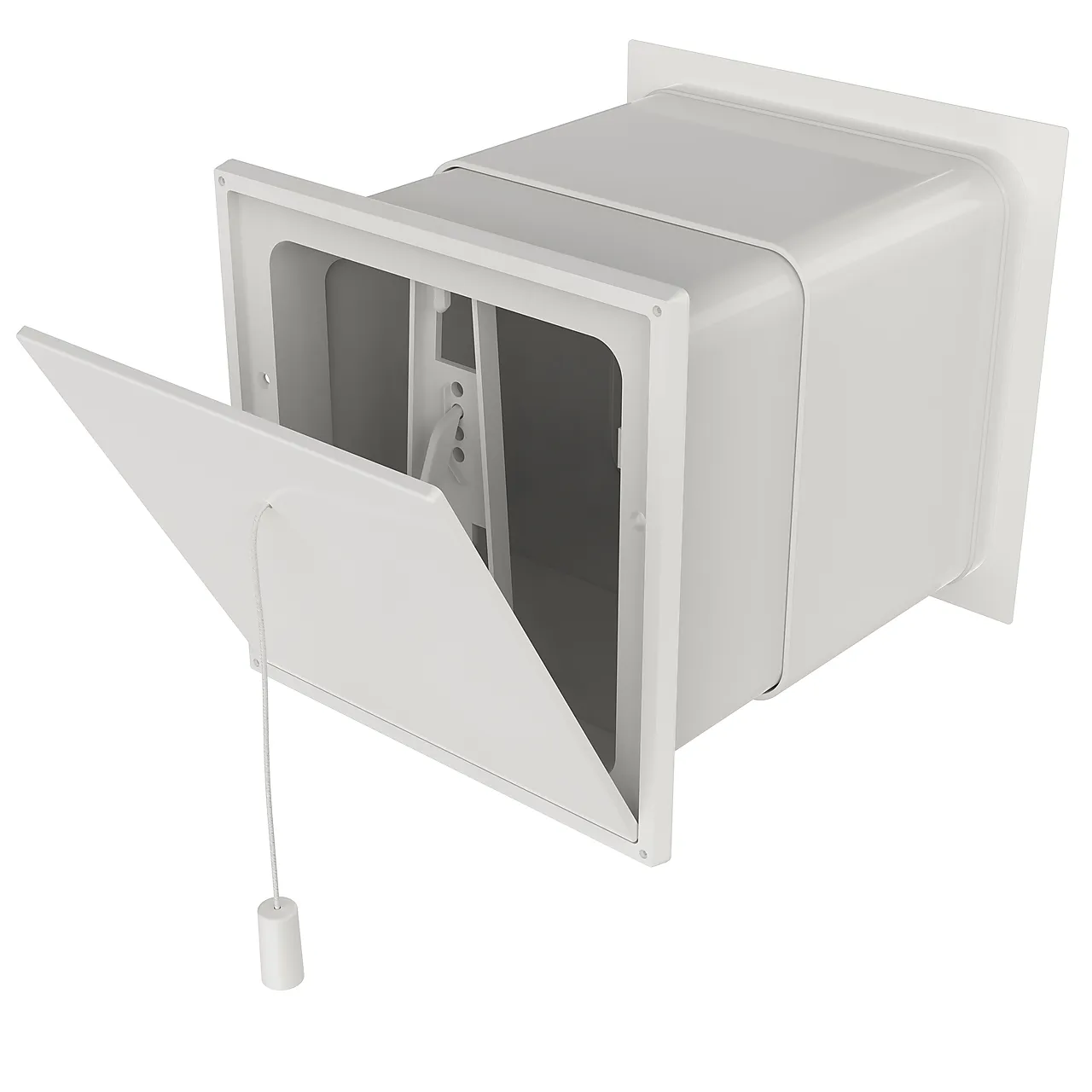 Veggventil komplett 12-23 cm 6x6