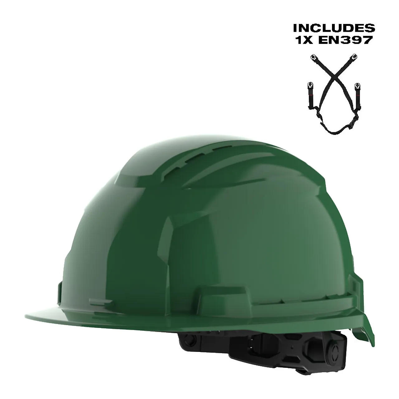 Milwaukee vernehjelm Bolt100 grønn vent