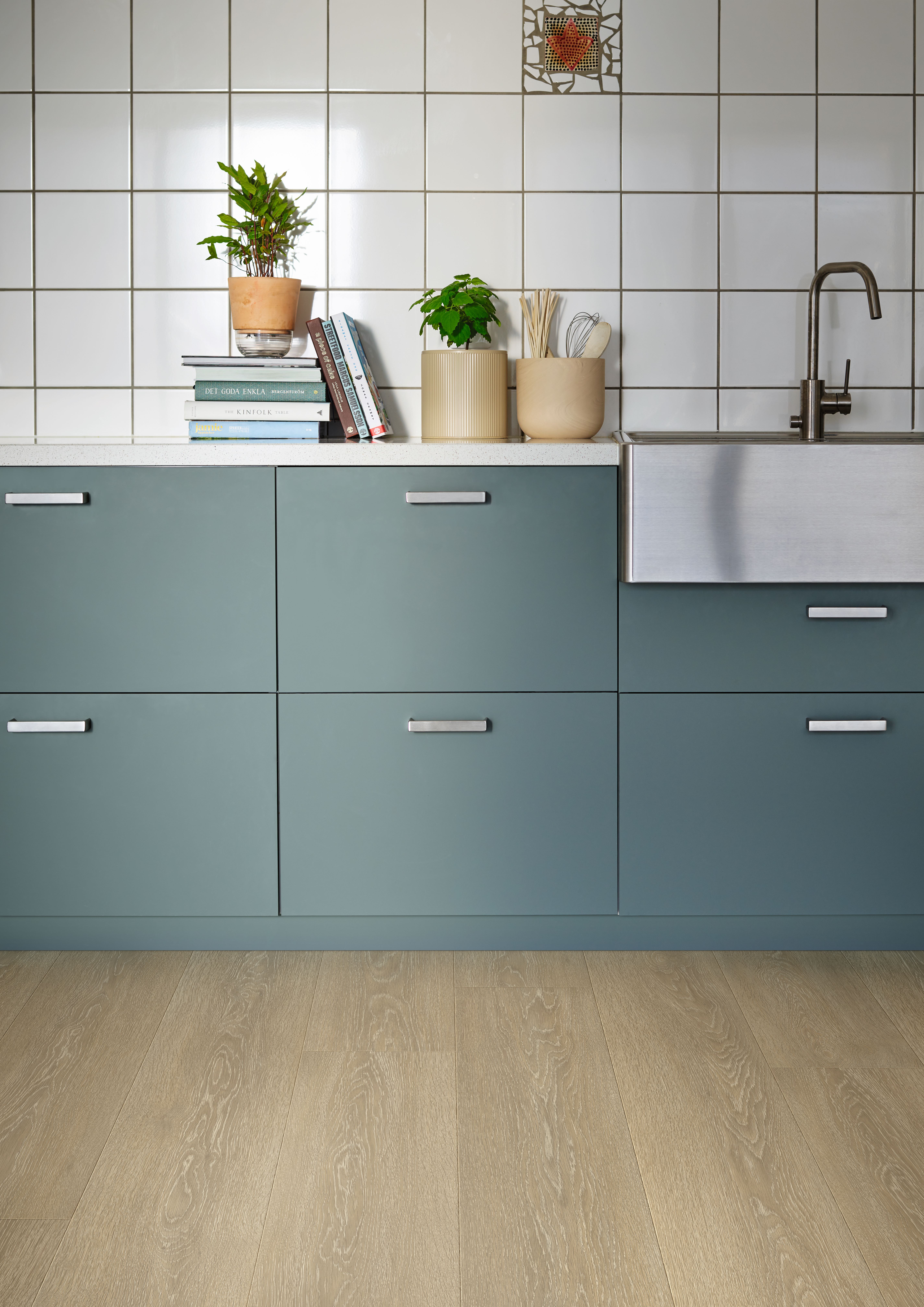 Laminat 1-stav L0362 chalk nordic oak – lyst og slitesterkt gulv