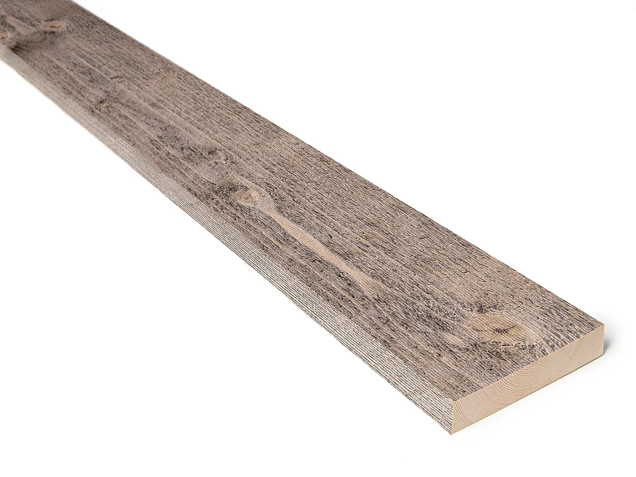 Gran 19x098   edelgrå varm kledning rektangulær behubehandlet null - null - 2 - Miniatyr