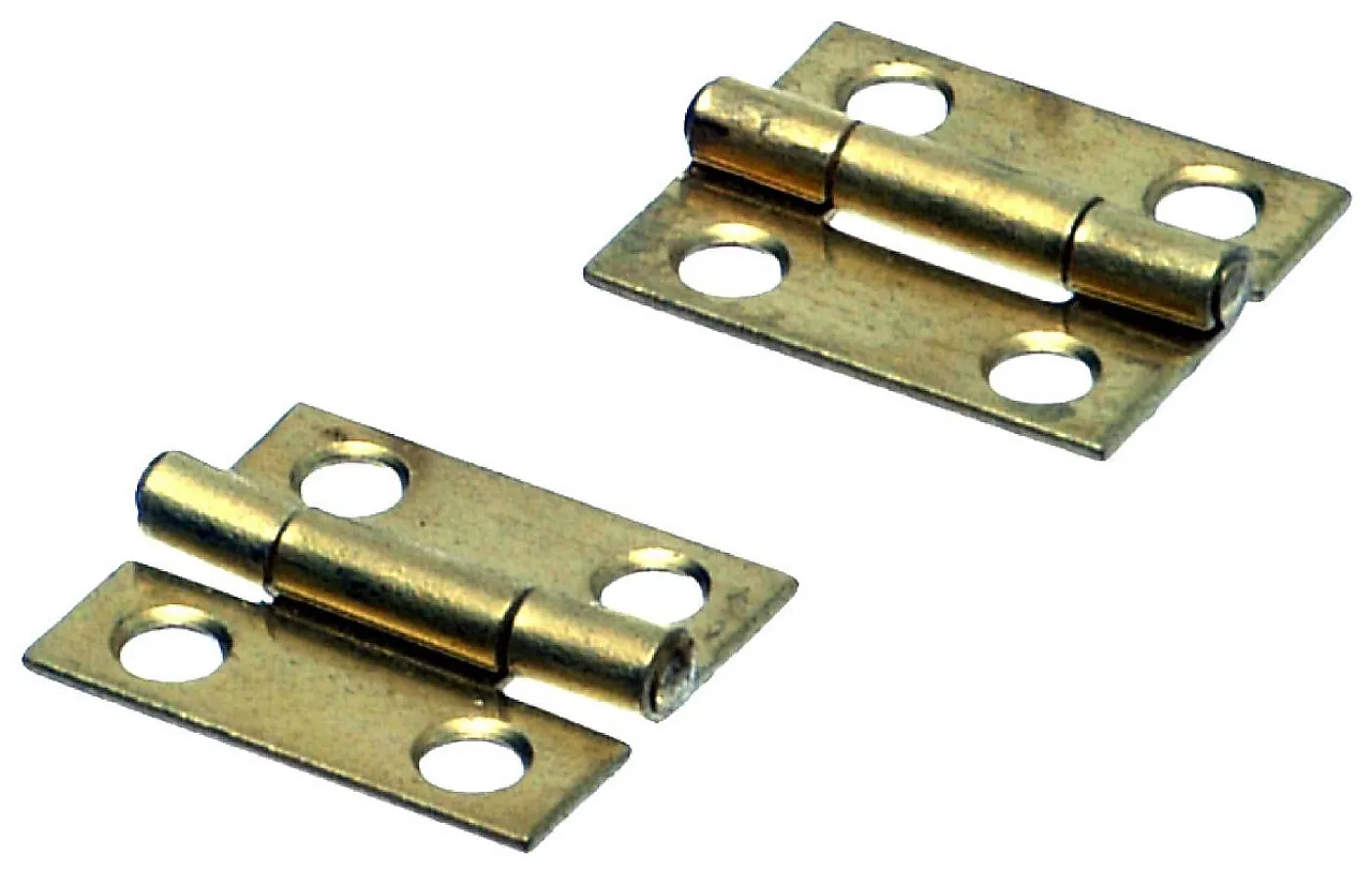 Hengsel hjørne messing 50 x 39 mm Hengsel hjørne messing 50 x 39 mm