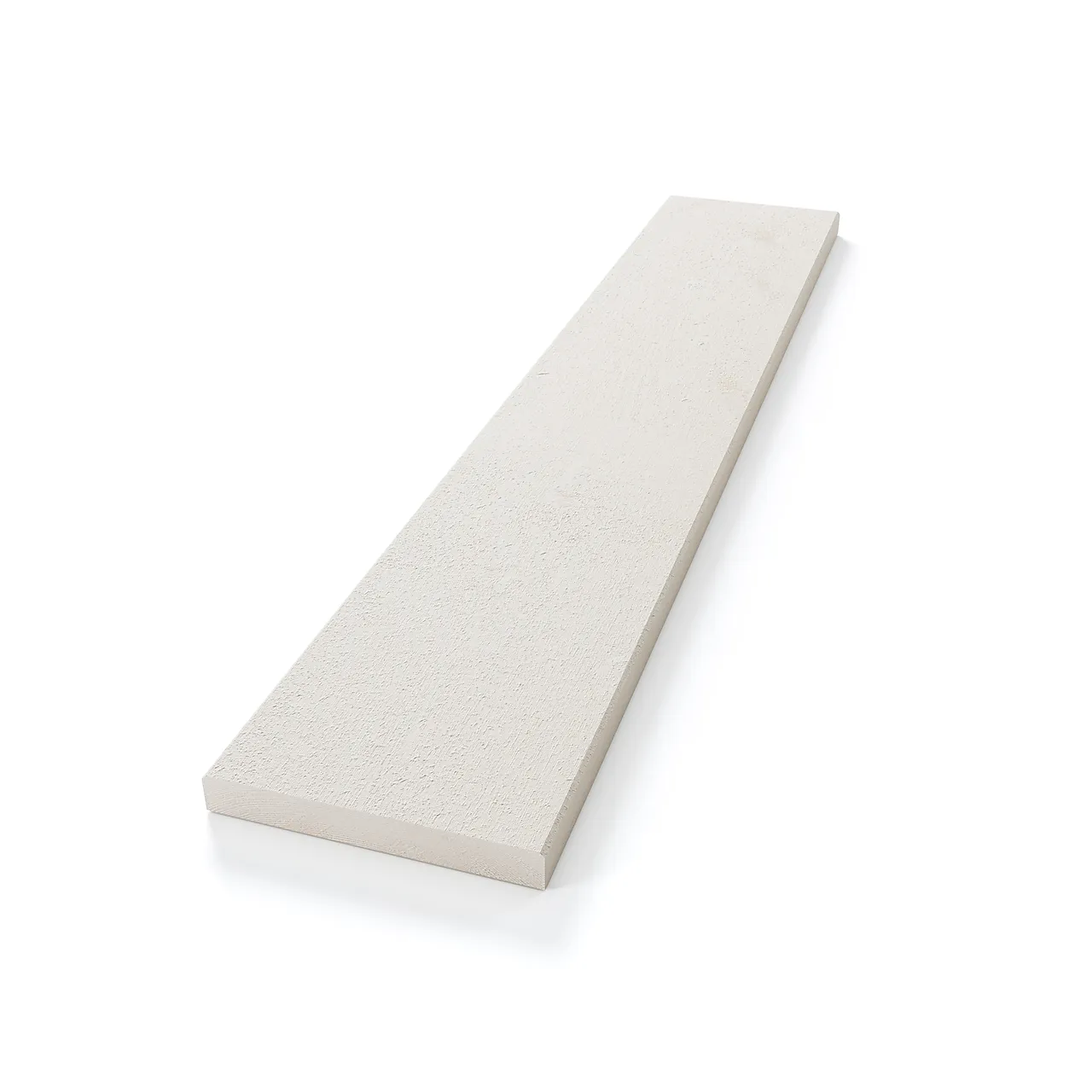 Gran 19x148 rektangulær kledning mellomstrøk hvit