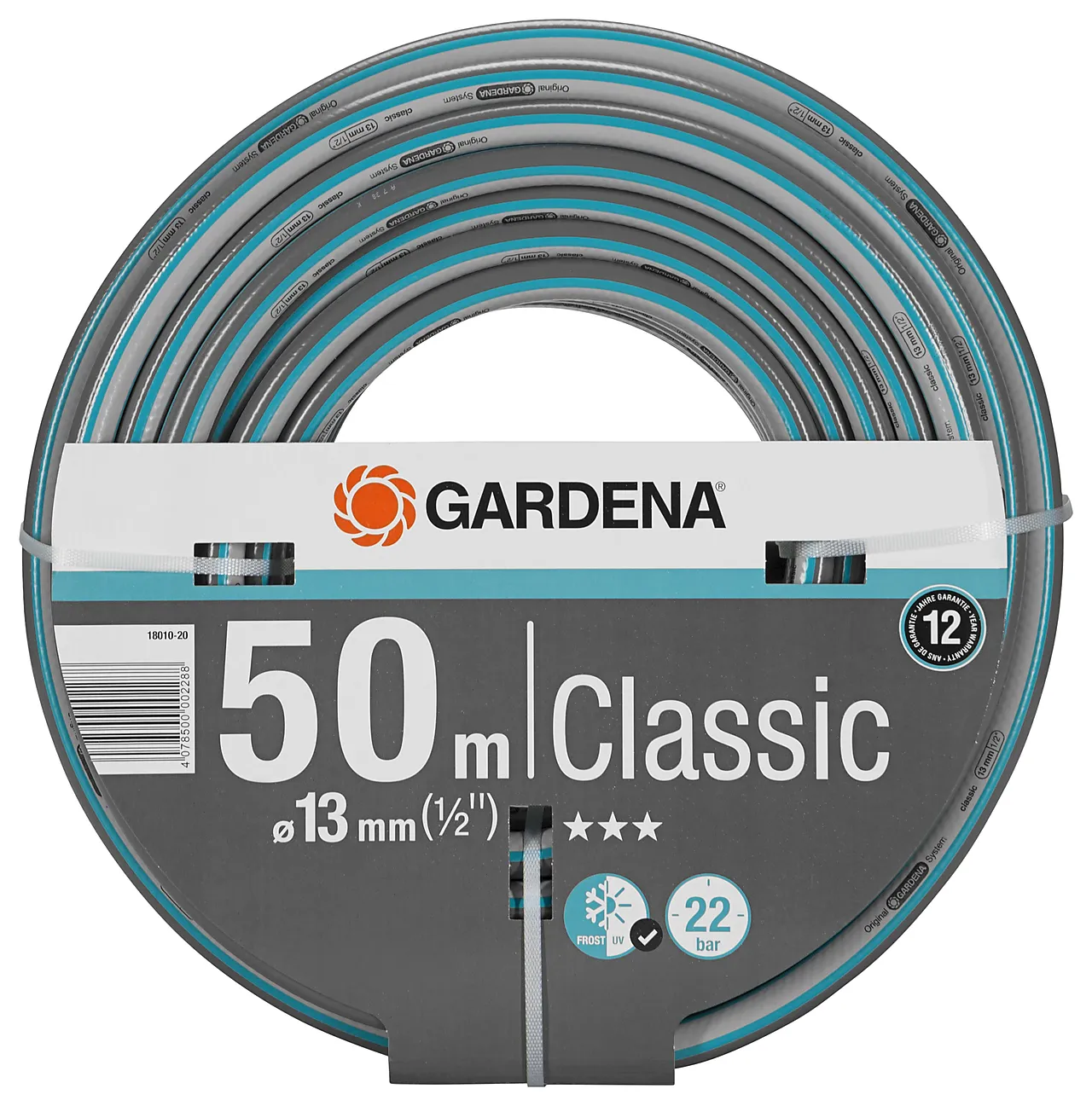 GARDENA Hageslange Classic 13 mm 50 meter null - null - 3 - Miniatyr