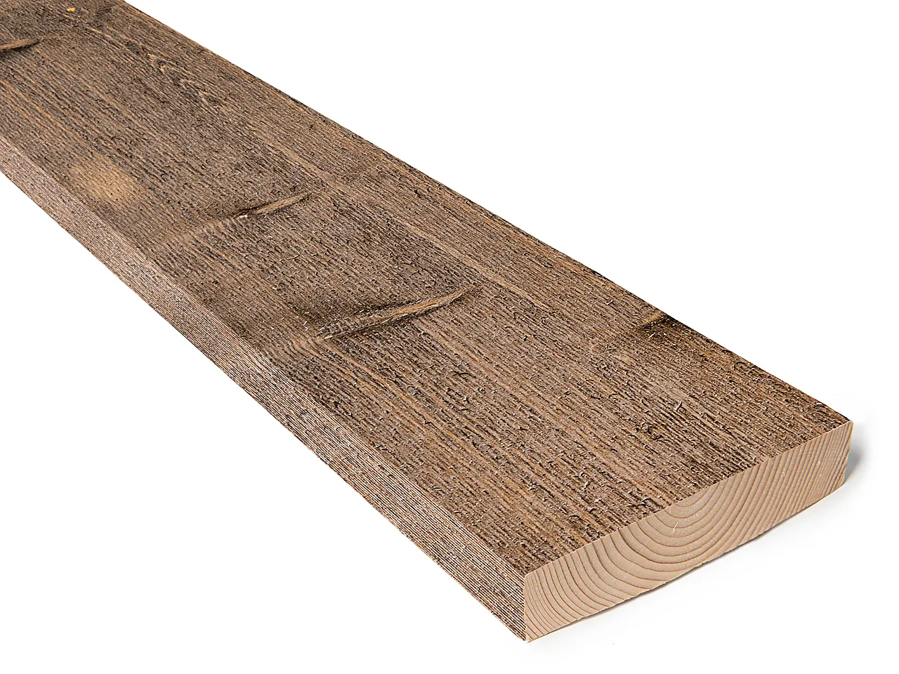 Gran 29x148   edelbrun kald kledning rektangulær behubehandlet