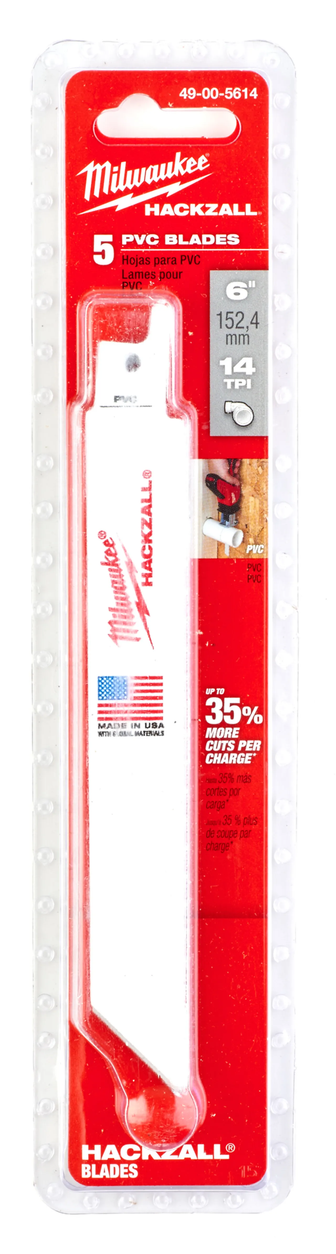 Bajonettsagblad 150tpi 14 p5 milw