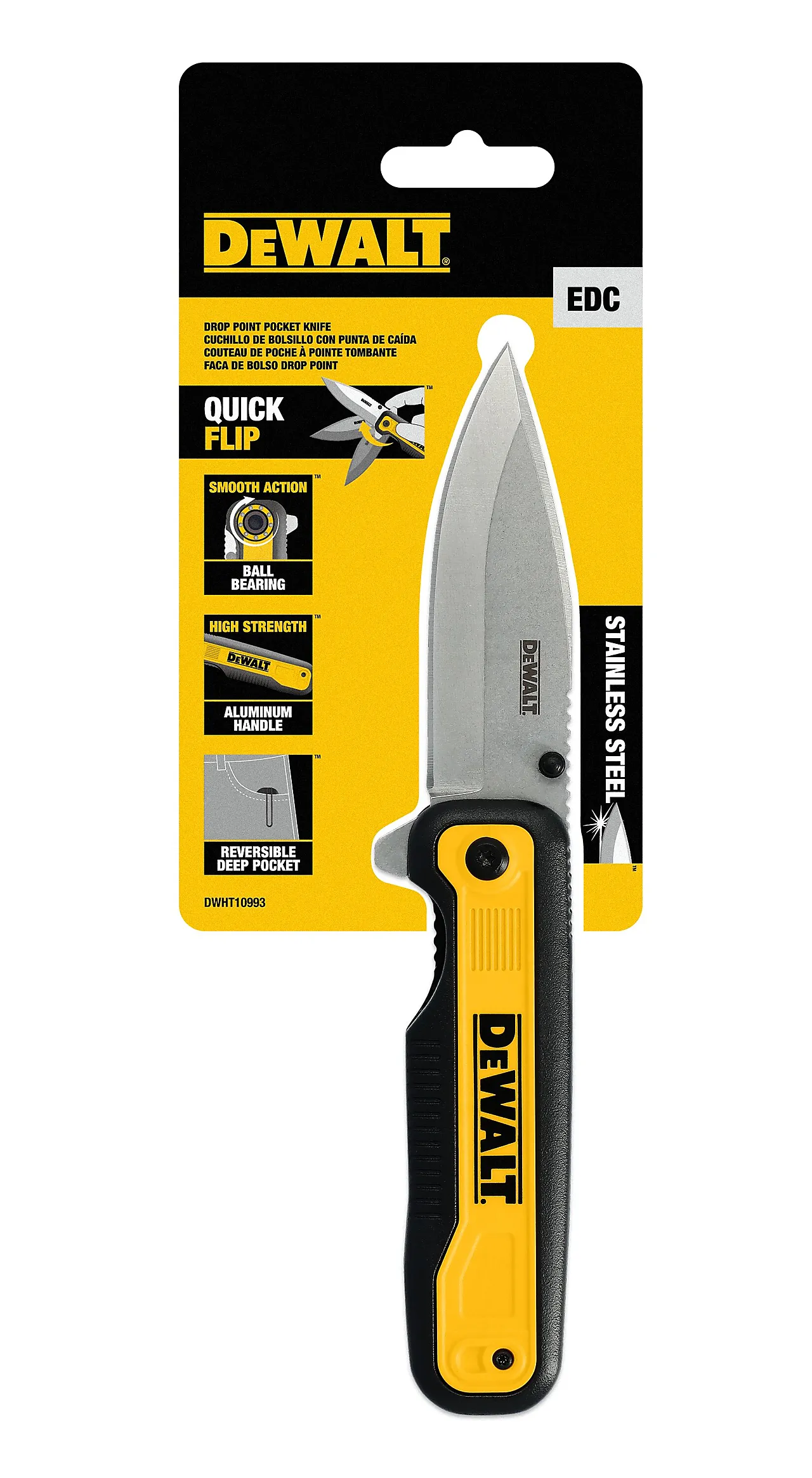 DEWALT lommekniv foldbar