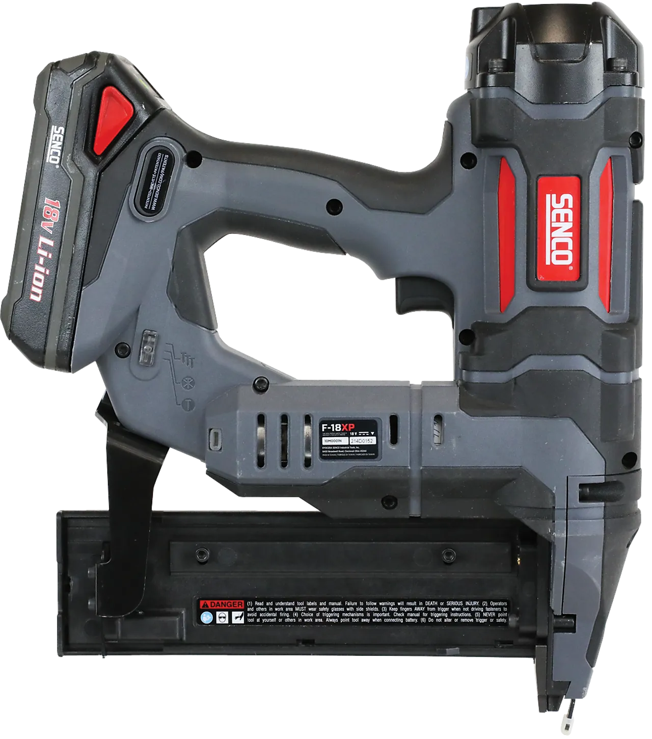 Dykkertpistol 1,2mm fusion f-18xp 15-55mm batteridrevet 18v senco