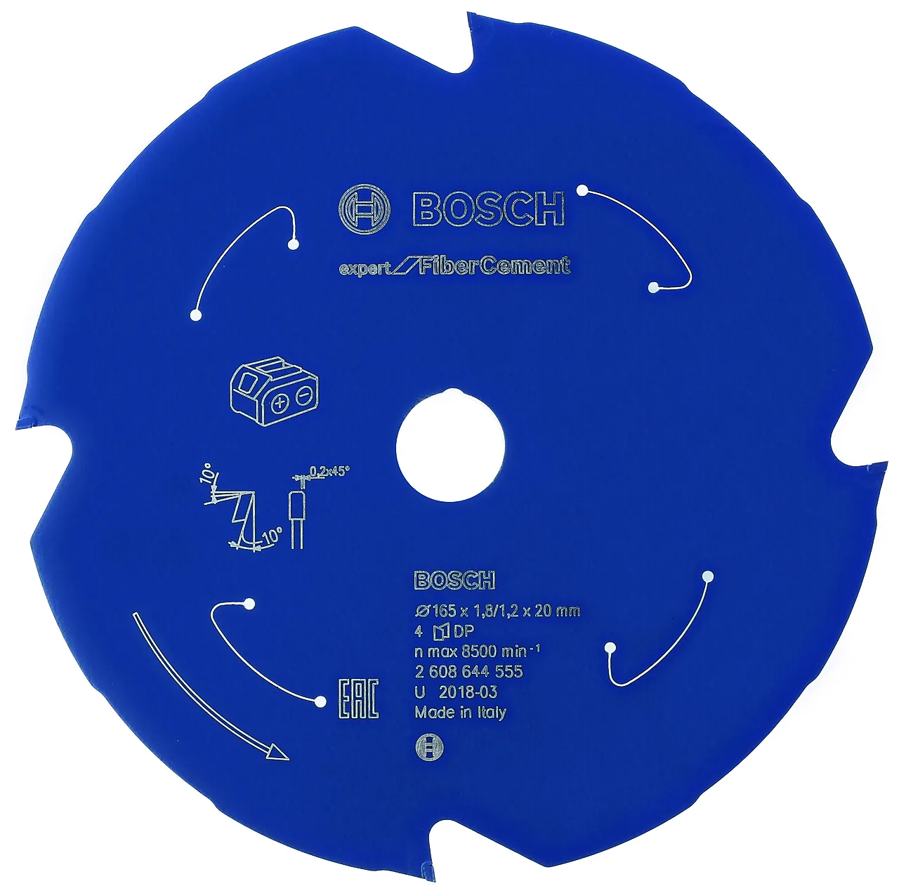 Sirkelsagblad Expert, 160x20mm med 4 tenner.