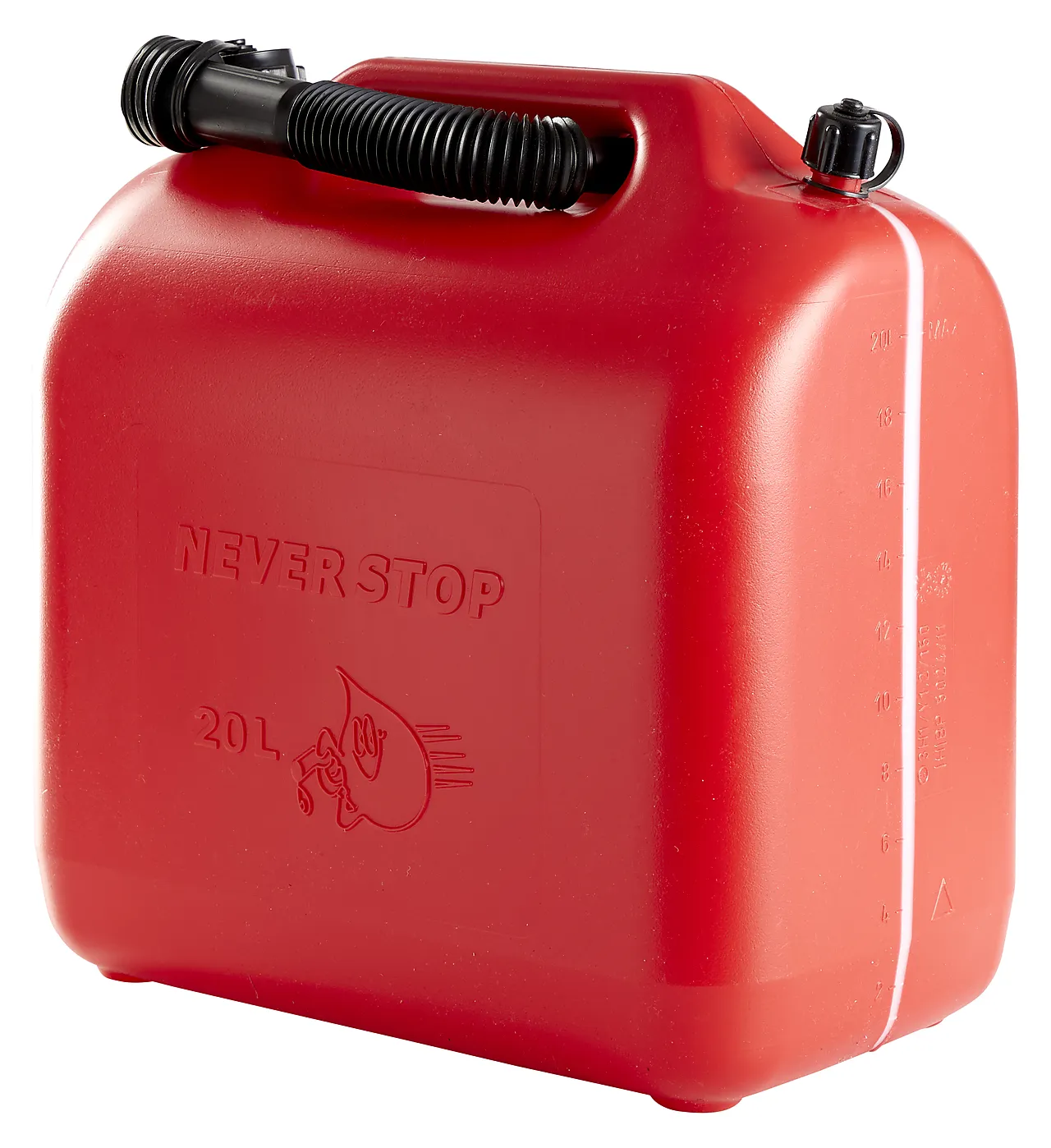 Kanne for bensin 20 liter rød