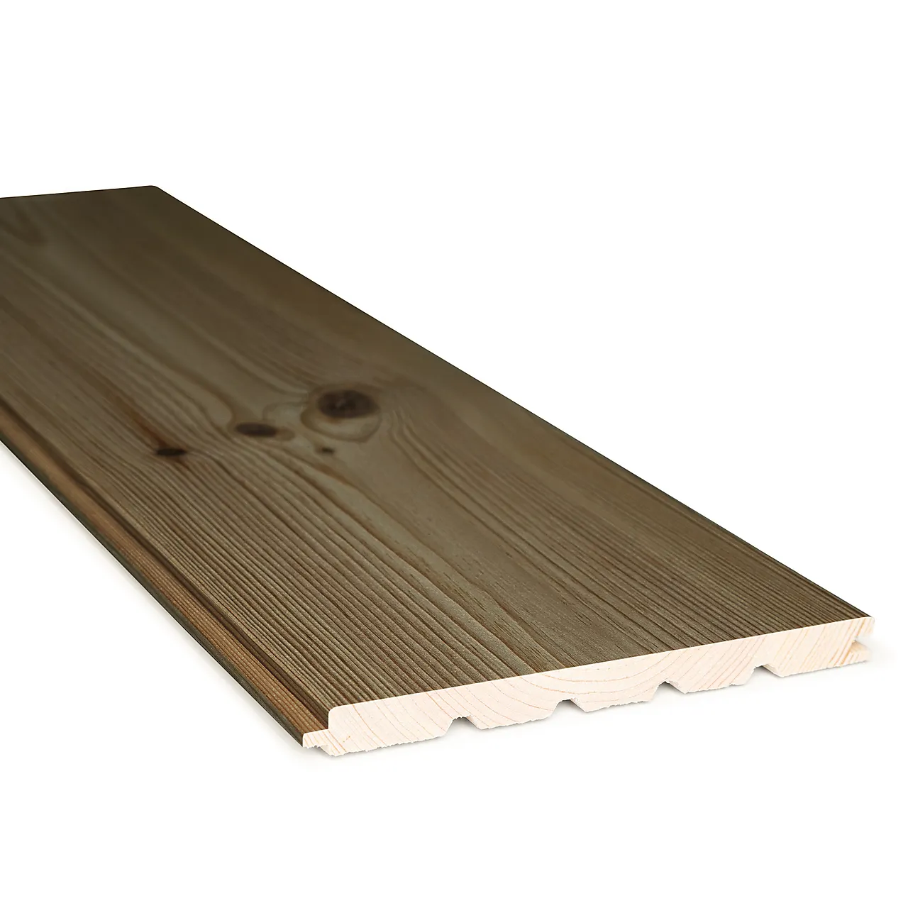 Furu 15x192 karat nat bør brun stabilpanel børstet og beiset null - null - 2 - Miniatyr