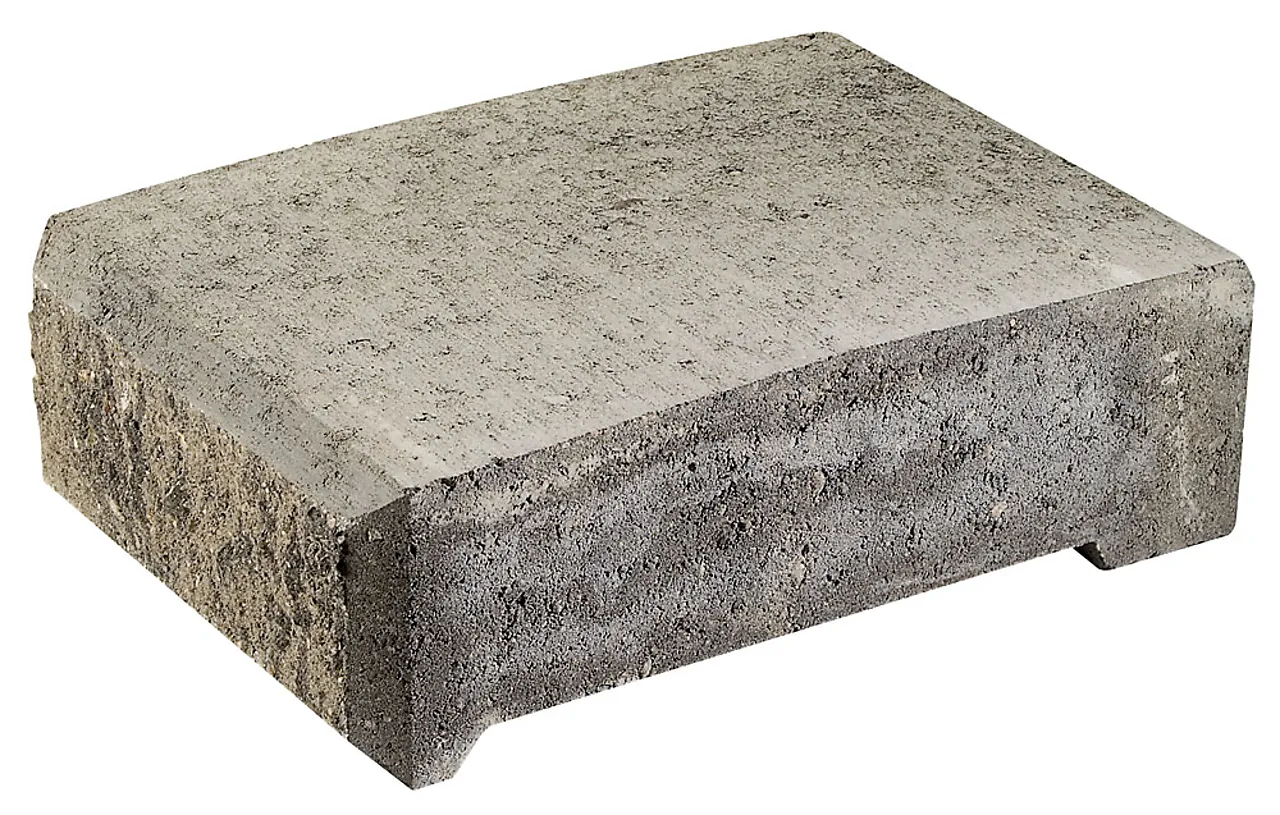 Støttemur mini exclusive toppstein gråmix 25x35x11 cm null - null - 2 - Miniatyr