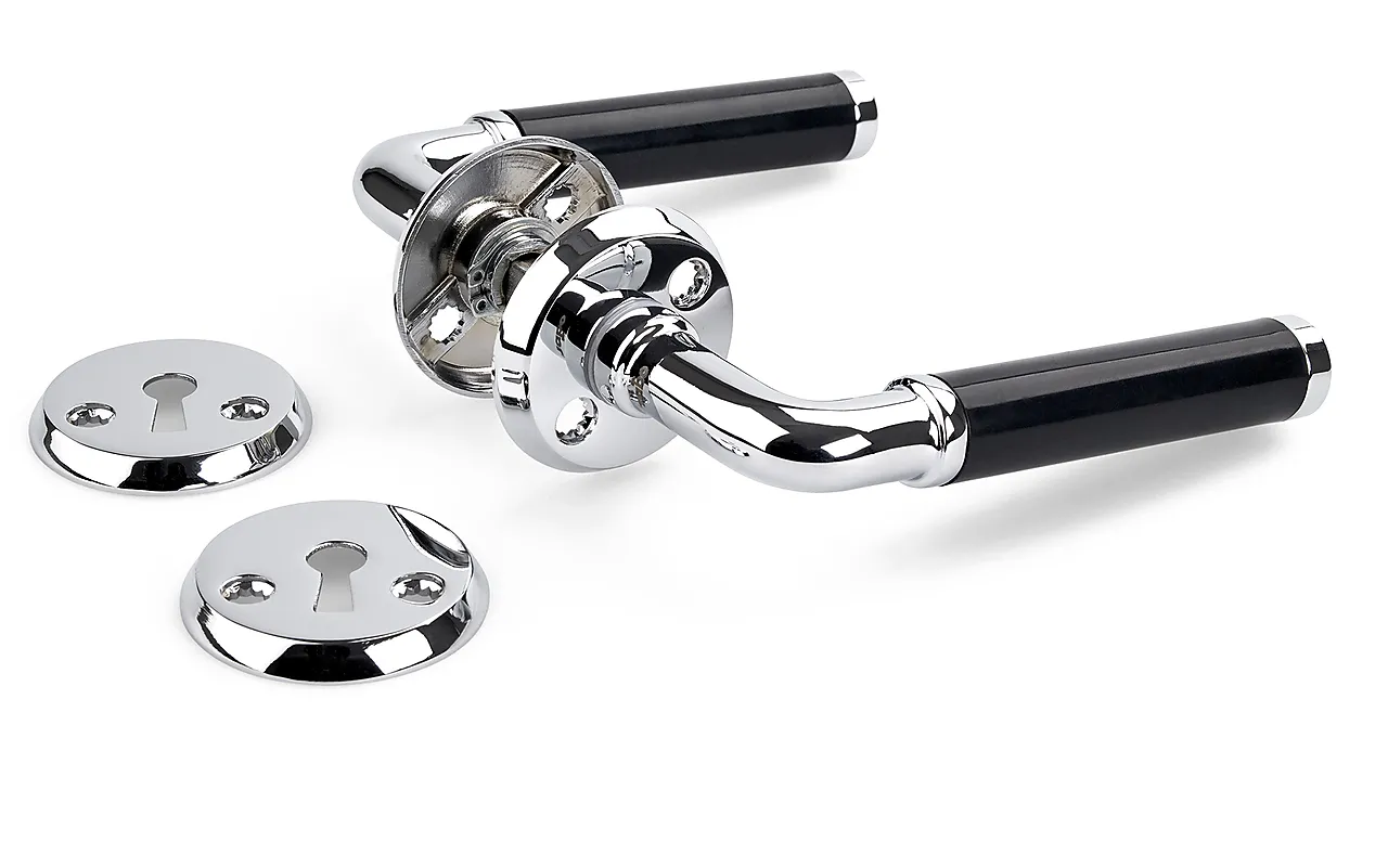 A383 dørhåndtak innerdør svart/krom