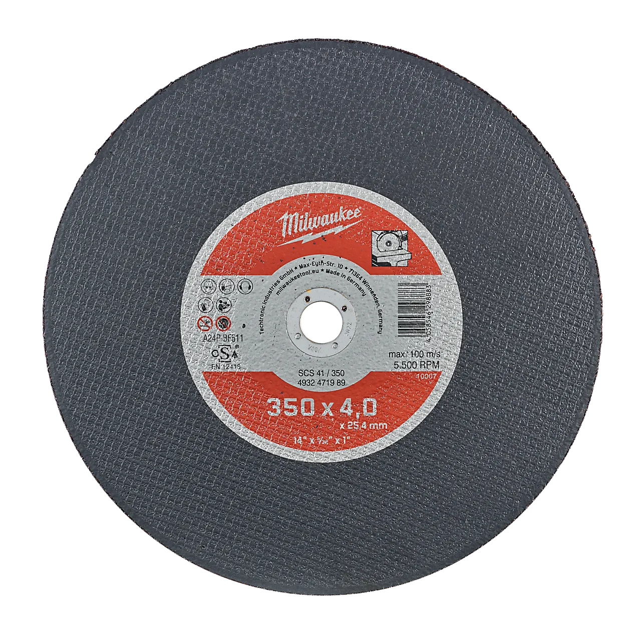 Kappskive metall SCS41350X4 pro+ milwaukee