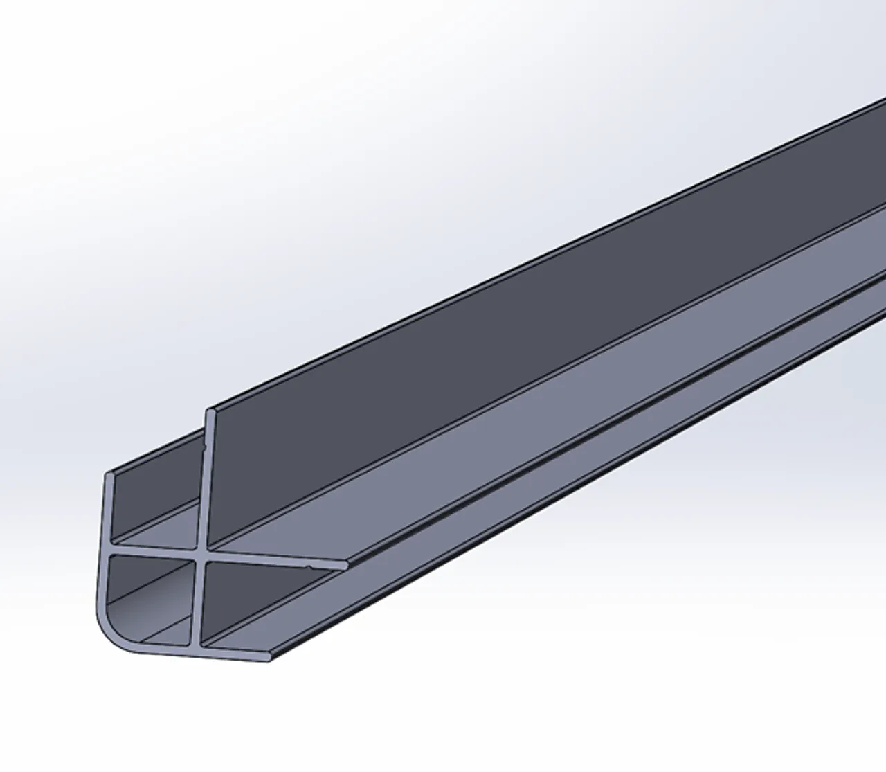 Hjørnelist utvendig alu 2400 31,8x31,8x2400mm Hjørnelist utvendig alu 2400 31,8x31,8x2400mm