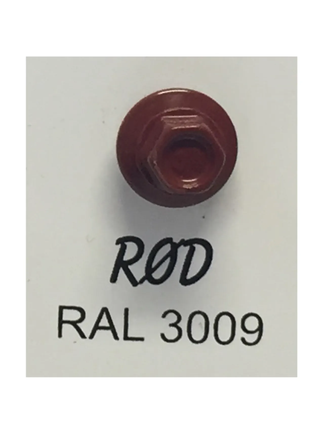 Skrue kombi 4,9x35 rød ral3009 farmerskrue til tre a250