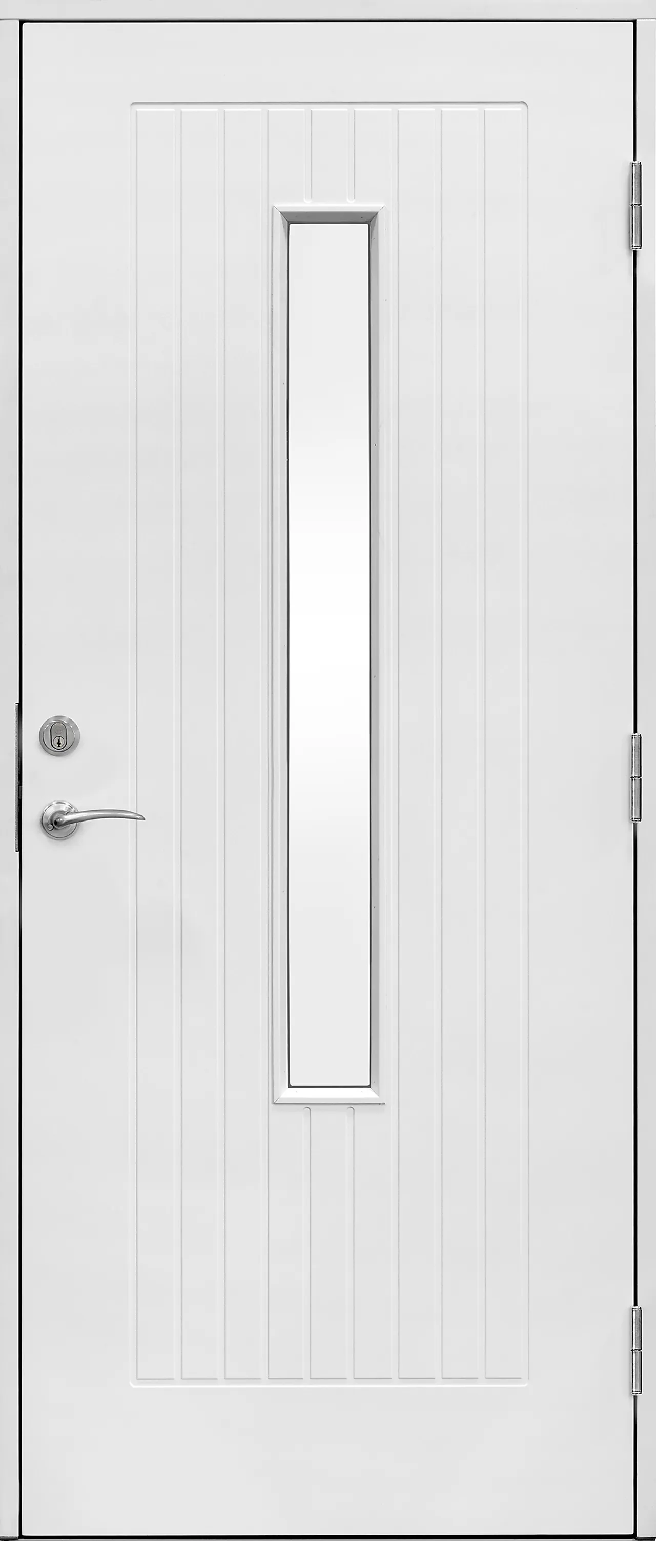 Ytterdør Forma 90x210 cm hvit høyre