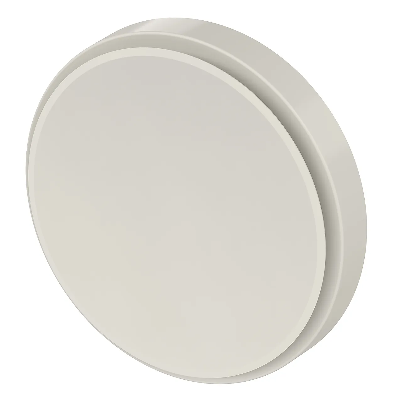 Tilluftsventil ø125 hvit plast