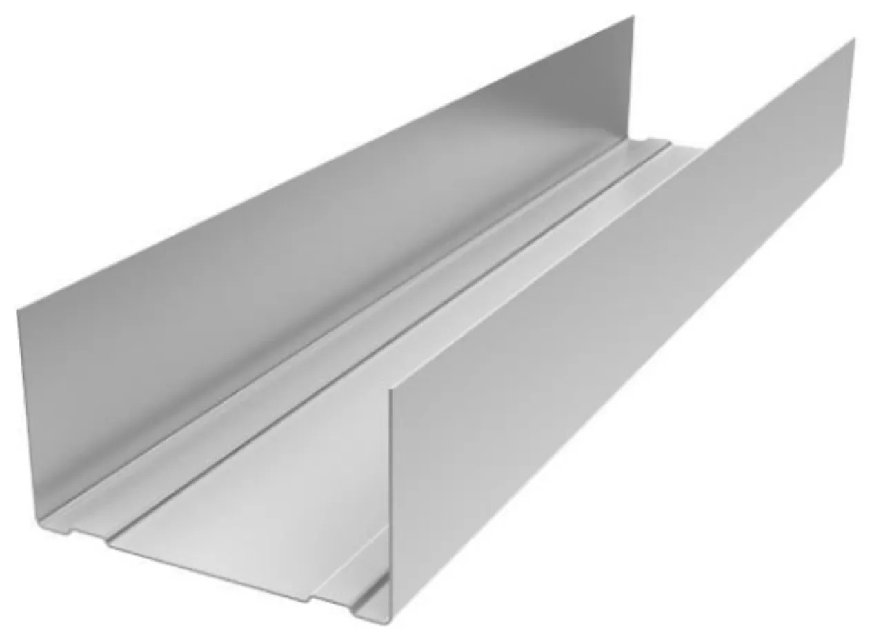 Stålprofil U-skinne 68/43/0,47 3000mm null - 68x43x3000 - 2 - Miniatyr