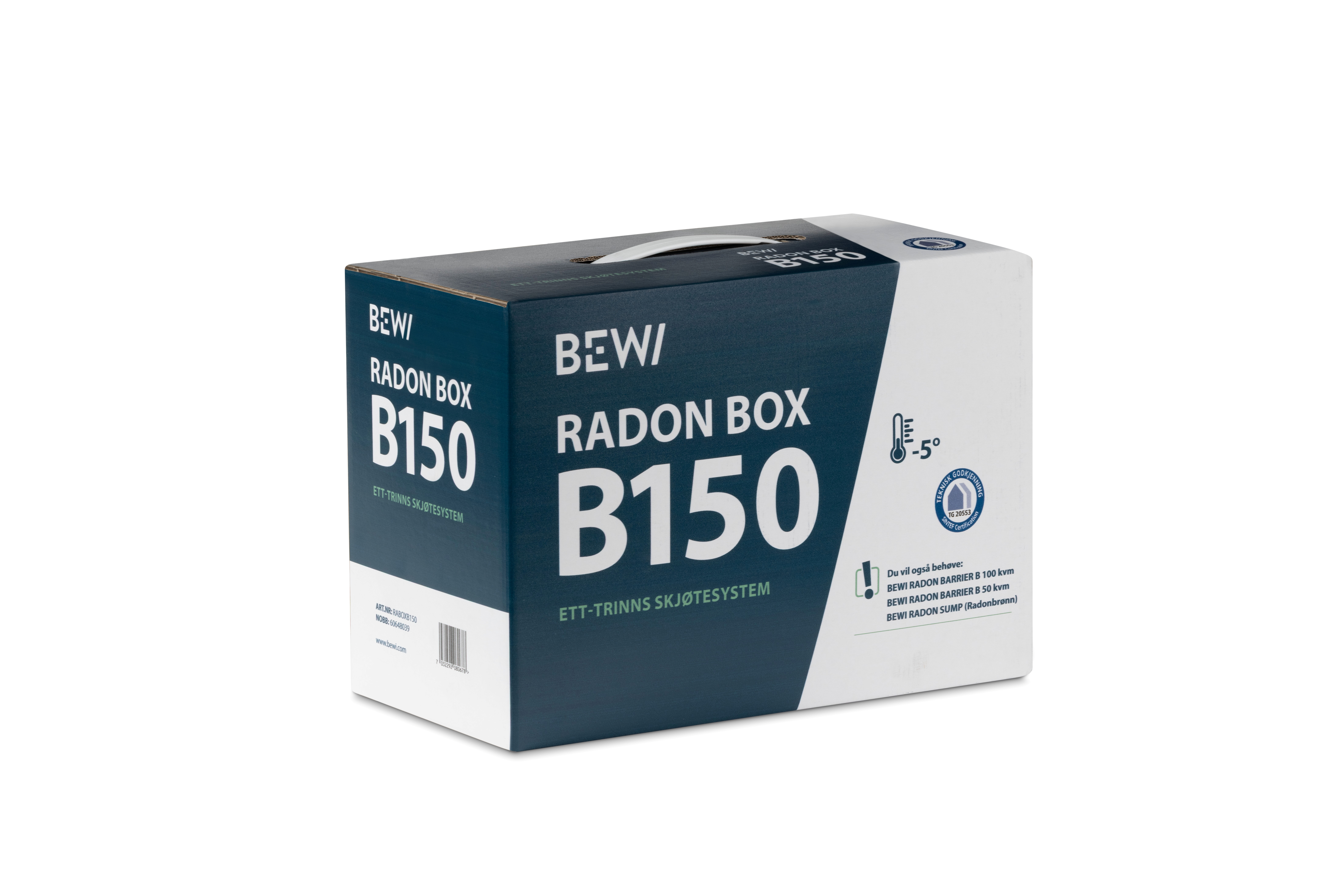 Jackon radon box b 150 | Optimera.no