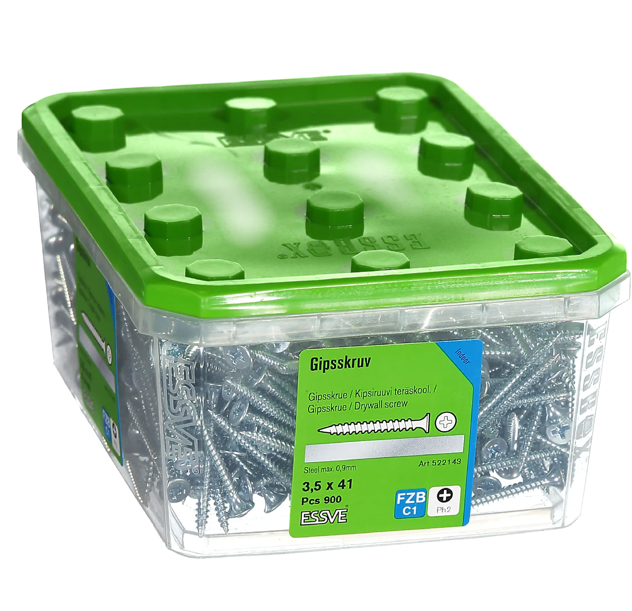Gipsskruer for stål 3,5x41 mm 900 stk null - null - 2 - Miniatyr