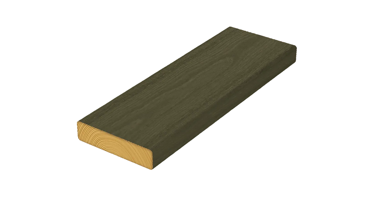 Marnar Bruk Royal furu 28x120 stormgrå terrassebord struktur