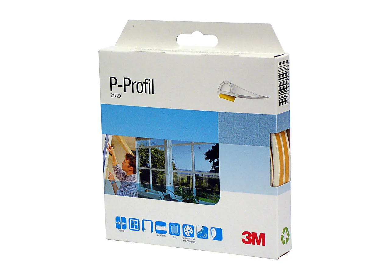 P-list 21720 6m hvit 5,5x9,0mmx6,0mtr epdm-gummi P-list 21720 6m hvit 5,5x9,0mmx6,0mtr epdm-gummi