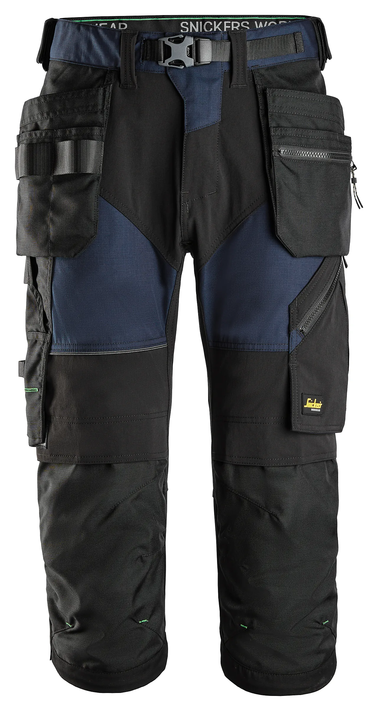 Snickers piratbukse 6905 HP mørkeblå/sort str 46 FlexiWork+ Snickers piratbukse 6905 HP mørkeblå/sort str 46 FlexiWork+