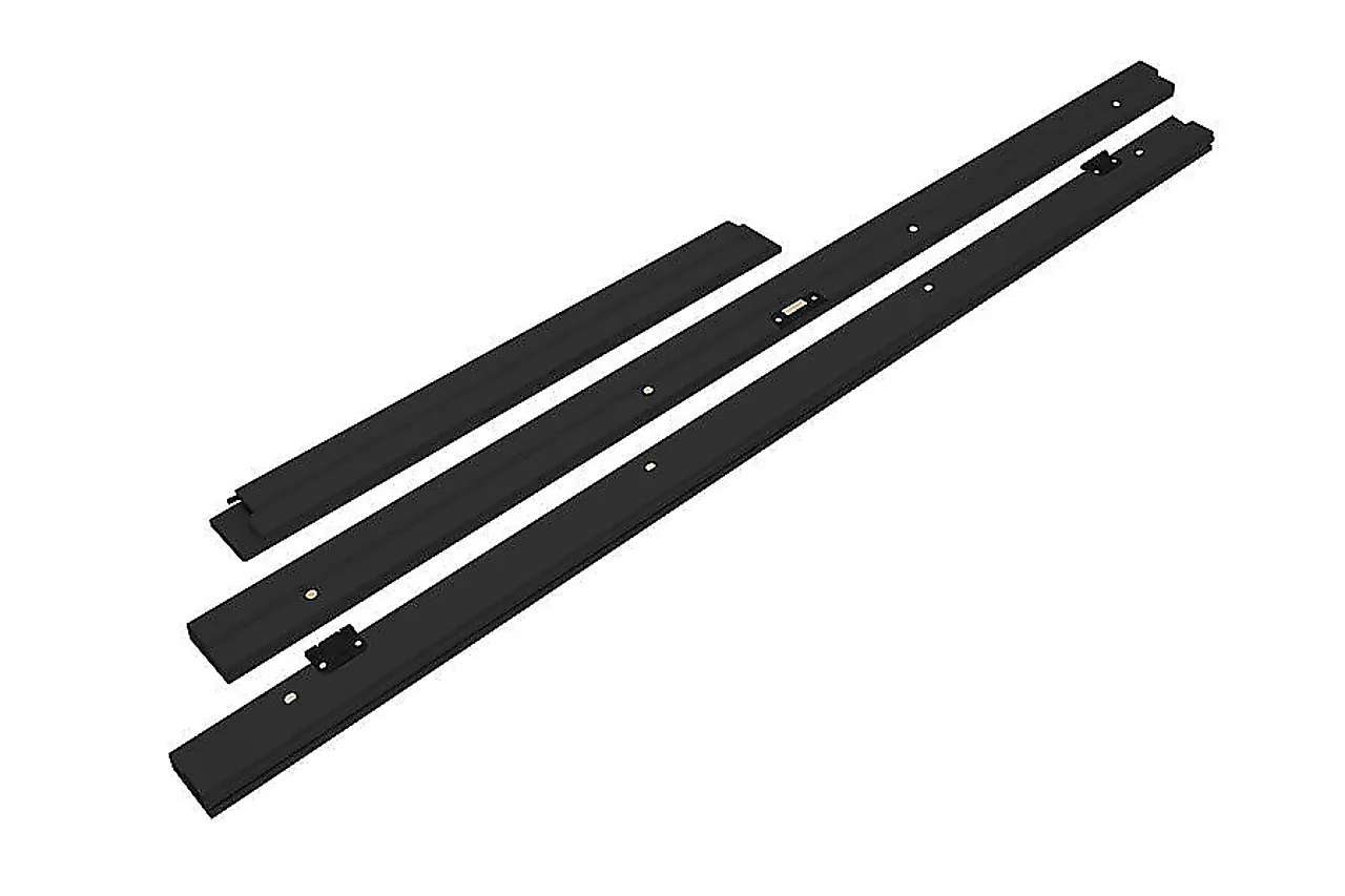 Dørkarm 93 mm 70x210 cm dempet sort