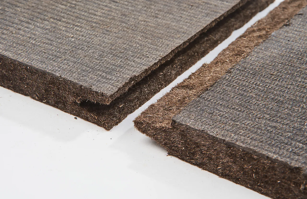 Trefiberplate Stubbeloft m/løs fjær 12x540x1200 mm Trefiberplate Stubbeloft m/løs fjær 12x540x1200 mm