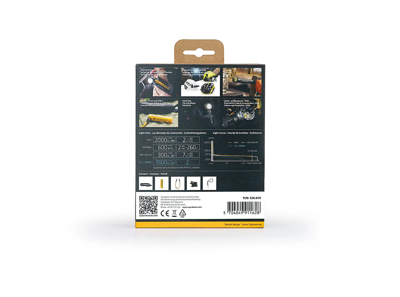 Suprabeam M6Xr Lykt Suprabeam M6Xr Lykt